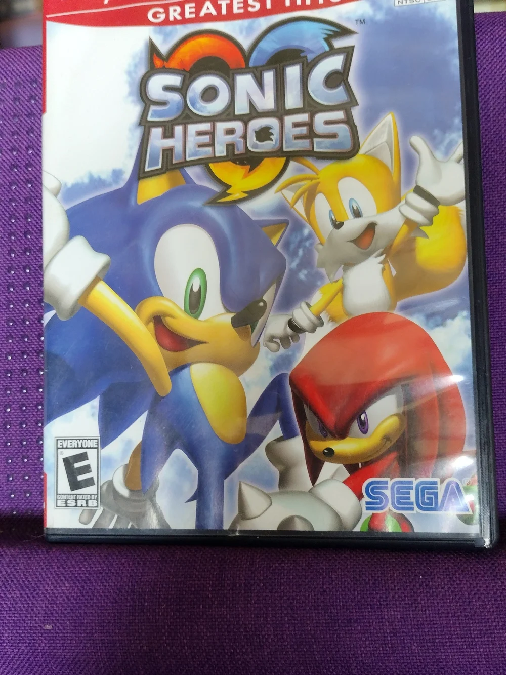 Sony Sonic Heroes – Blue, Yellow, Red Cover Art (PlayStation 2)